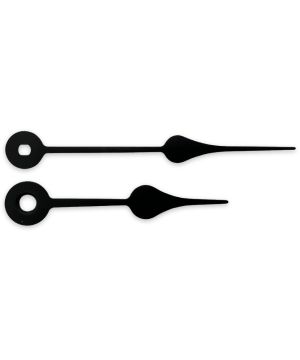 Turners Retreat 816B 60mm standard school house clock hands in black