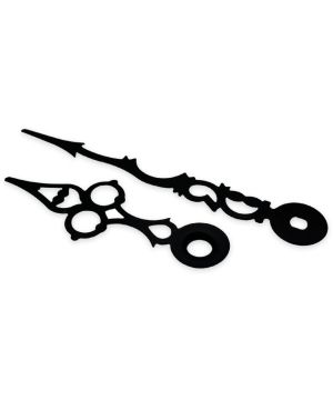 Turners Retreat 819B 70mm mini serpentine clock hands in black
