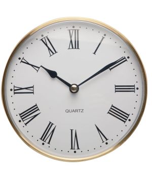 Turners Retreat TPC65W 65mm Roman Numerals Clock Insert in White