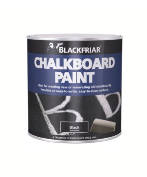 Blackfriar Chalkboard Paint Matt Black 125ml specialist paint