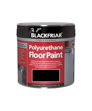 Blackfriar Polyurethane Floor Paint Gloss Black 2.5L tin