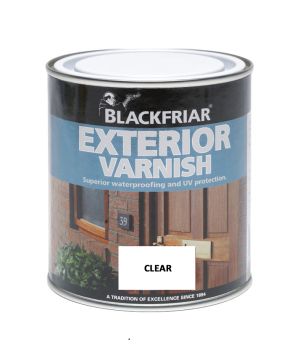 BlackFriar Exterior Varnish Satin Clear 500ml