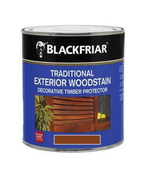 Blackfriar Exterior Woodstain 1L Satin Red Mahogany