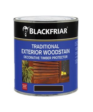Blackfriar Exterior Woodstain 500ml Ebony Satin