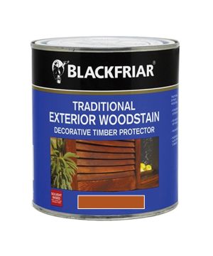 BlackFriar Exterior Woodstain Satin Chestnut 500ml tin