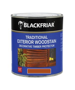 Blackfriar Exterior Woodstain 1L Brown Mahogany Satin