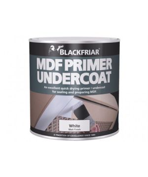 Blackfriar MDF Primer Undercoat Matt White 1L