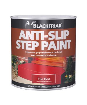 BlackFriar Anti-Slip Step Paint 250ml in Tile Red matt finish