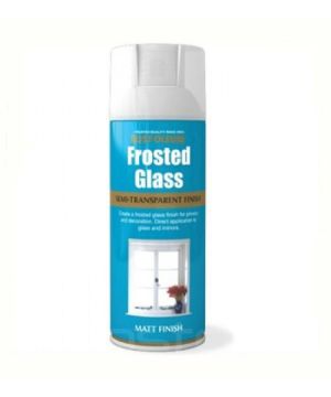 Rust-Oleum 400ml White Translucent Frosted Effect Glass Spray Paint aerosol