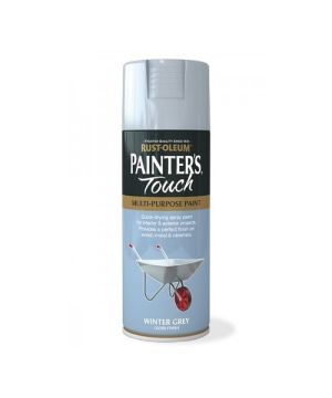 Rust-Oleum Painters Touch Winter Grey Gloss Spray Paint 400ml