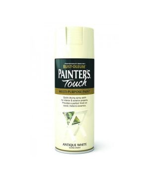 Rust-Oleum Painters Touch 400ml Antique White Gloss Spray Paint
