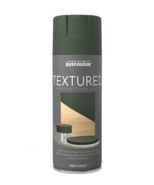 Rust-Oleum Textured Spray Paint, Deep Forest, 400ml aerosol