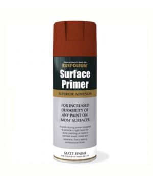 Rust-Oleum Matt Red Surface Primer Spray Paint 400ml