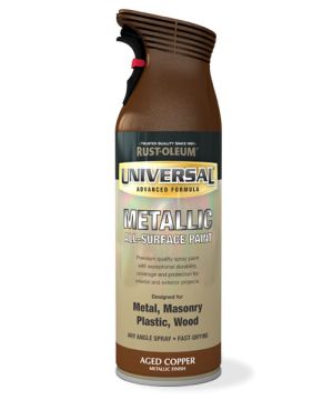 Rust-Oleum Universal 400ml Metallic All Surface Spray Paint in Aged Copper