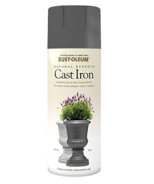 Rust Oleum Natural Effects Cast Iron Spray Paint 400ml