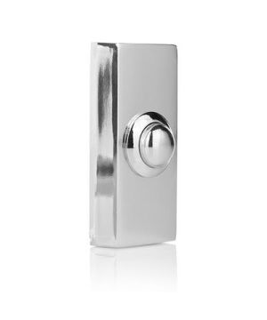 Byron DBW-21028 Wired Surface Mounted Bell Push in Chrome
