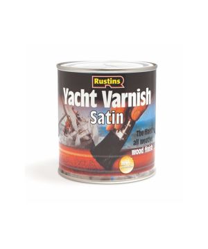 Rustins Yacht Varnish 1L satin finish tin