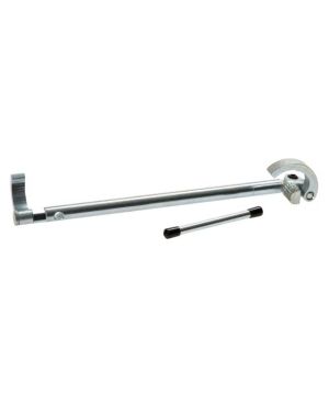 Monument Tools 345V Adjustable 2 Jaw Basin Wrench Grip + in 15 and 22mm, 1/2 and 3/4 in sizes with solid steel handle