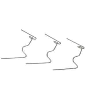 ALM GH001 Spring Wire Glazing Clips, Pack of 50 in galvanised spring steel