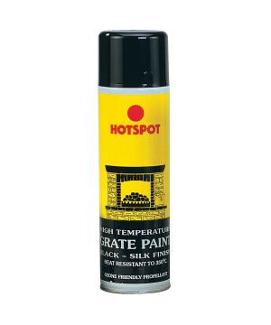 Hotspot Grate Paint Aerosol 450ml in Black Silk