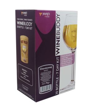 Youngs Wine Buddy Chardonnay Wine Making Kit for 30 bottles