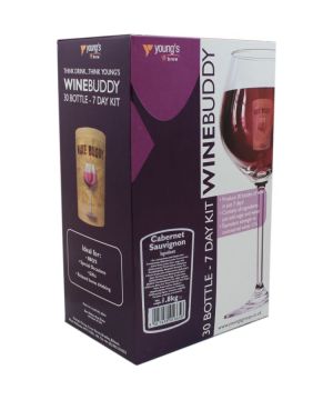 Youngs Wine Buddy Cabernet Sauvignon Wine Making Kit for 30 bottles