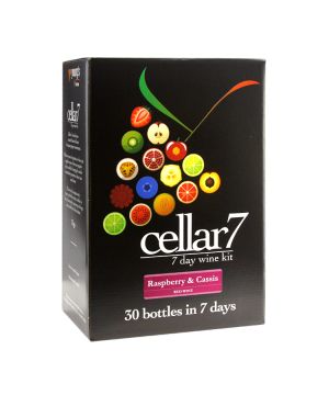 Cellar 7 Fruit Raspberry & Cassis Wine Making Kit for 30 bottles