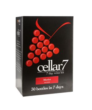 Cellar 7 Merlot Wine Making Kit for 30 bottles