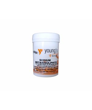 Youngs Sodium Metabisulphite 100g sanitation chemical