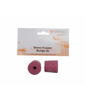 Youngs Bored Rubber Bungs - Pack of 2