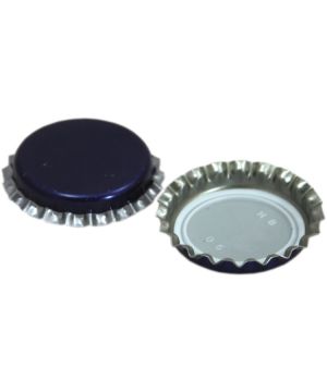 Youngs Crown Caps in blue, pack of 1000