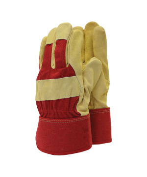 Town & Country Thermal Lined Rigger Gloves in Large, red