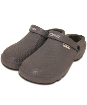 Town & Country Fleecy Cloggies in Charcoal size 7