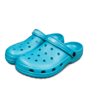 Town & Country Casual Cloggies - Teal - Size 6 slip-on shoes