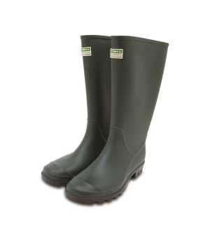 Town & Country Eco-Essential Full Wellington Boots in Green, Size 10