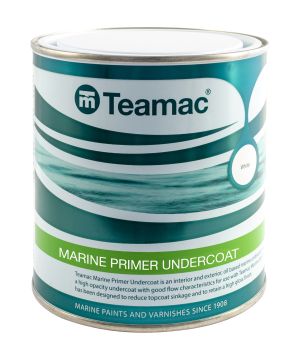Teamac Marine Primer Undercoat 2.5L in white