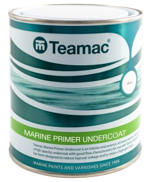 Teamac Marine Primer Undercoat in Grey, 5L tin