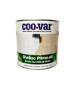 Coo-Var Shellac Prime-All 1L white specialist paint tin