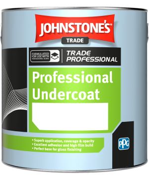 Johnstone's Trade Professional Undercoat Mid Grey 2.5L solvent based matt paint
