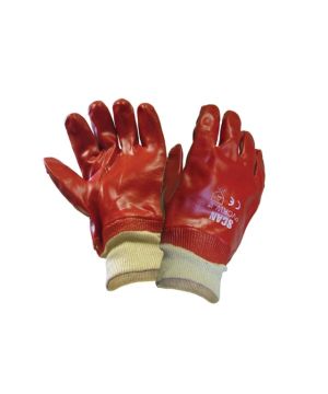 Scan PVC Knitwrist Gloves - Large Size 9