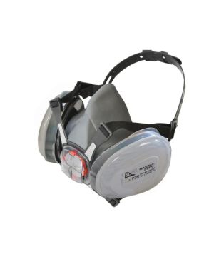 Scan Twin Half Mask Respirator with P2 Dust Filter Cartridges