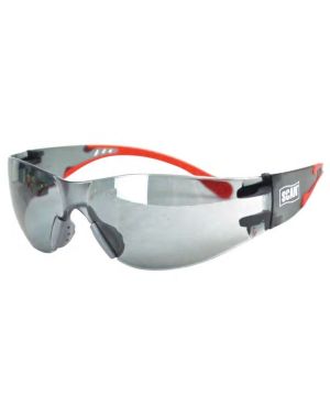 Scan Flexi Spectacle Mirror safety glasses with wraparound lens and flexible arms