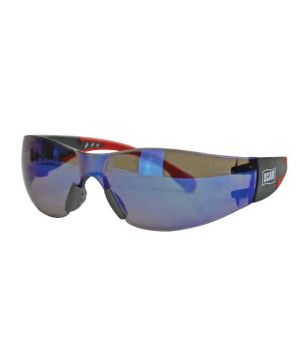 Scan Flexi Spectacle anti-fog safety glasses in blue