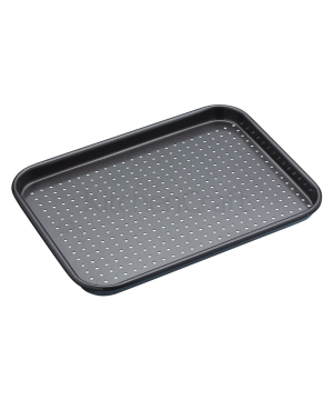 Kitchencraft Master Class Crusty Bake Baking Tray 24x18x1.5cm with perforated base