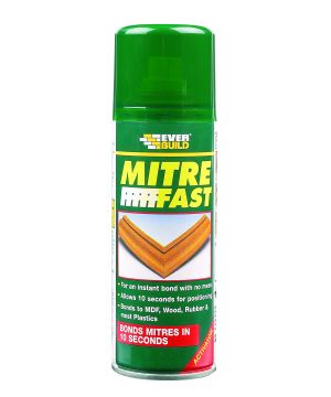 Everbuild Mitre Fast Activator Aerosol 200ml clear