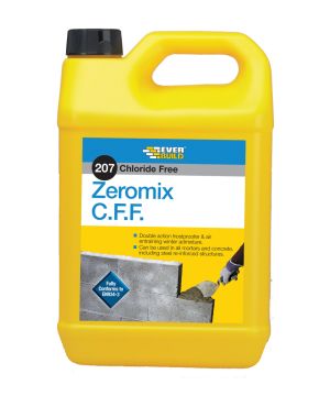 Everbuild 207 Zeromix C.F.F - 5L frostproofer and air entraining mortar admixture