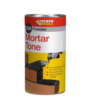 Everbuild 208 Powder Mortar Tone 1kg in Black