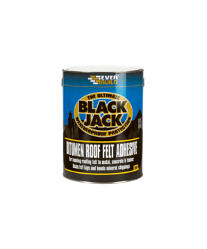 Everbuild 904 Black Jack Felt Adhesive - 1L in black