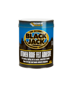 Everbuild 904 Black Jack Felt Adhesive - 2.5L bitumen based adhesive tin