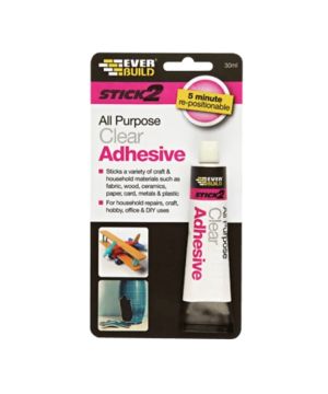 Everbuild Stick 2 All Purpose Clear Adhesive 30ml